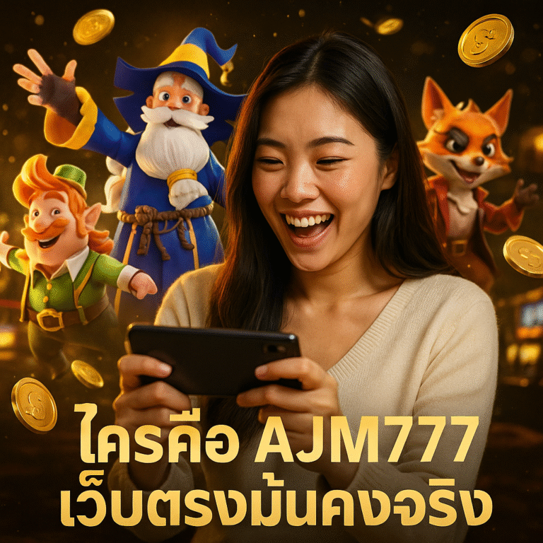 ใครคือ AJM777 เว็บตรงมั่นคงจริง