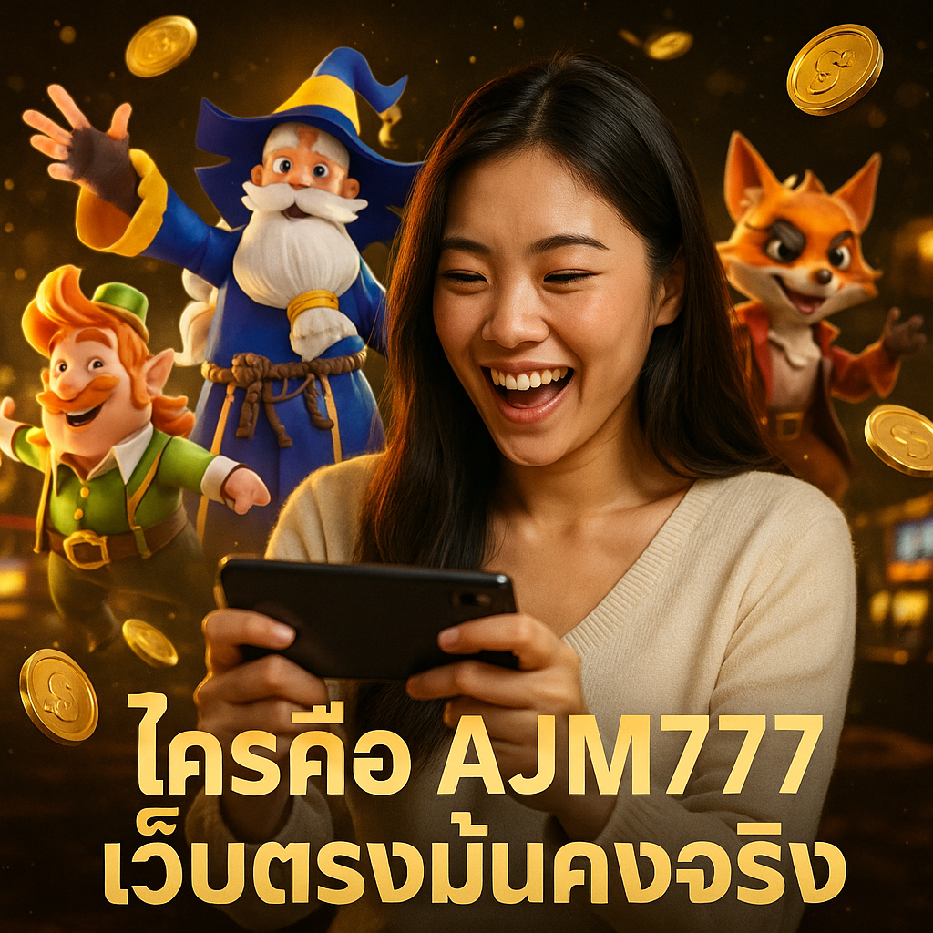 ใครคือ AJM777 เว็บตรงมั่นคงจริง