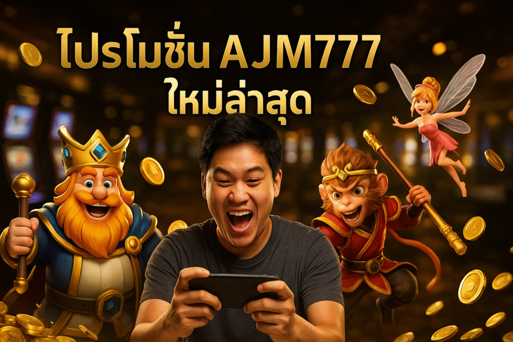 โปรโมชั่น AJM777 ใหม่ล่าสุด