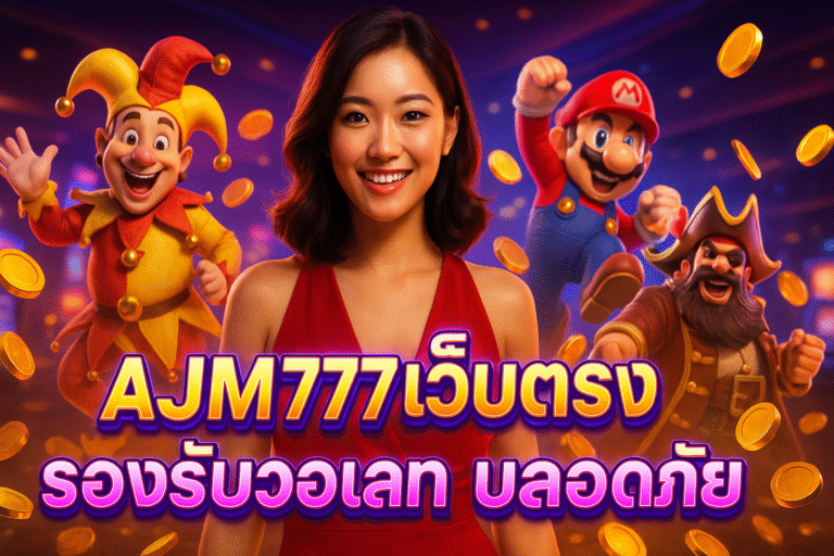 AJM777เว็บตรง รองรับวอเลท ปลอดภัย