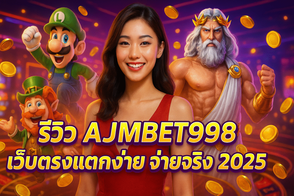 รีวิว AJMBET998 เว็บตรงแตกง่าย จ่ายจริง 2025