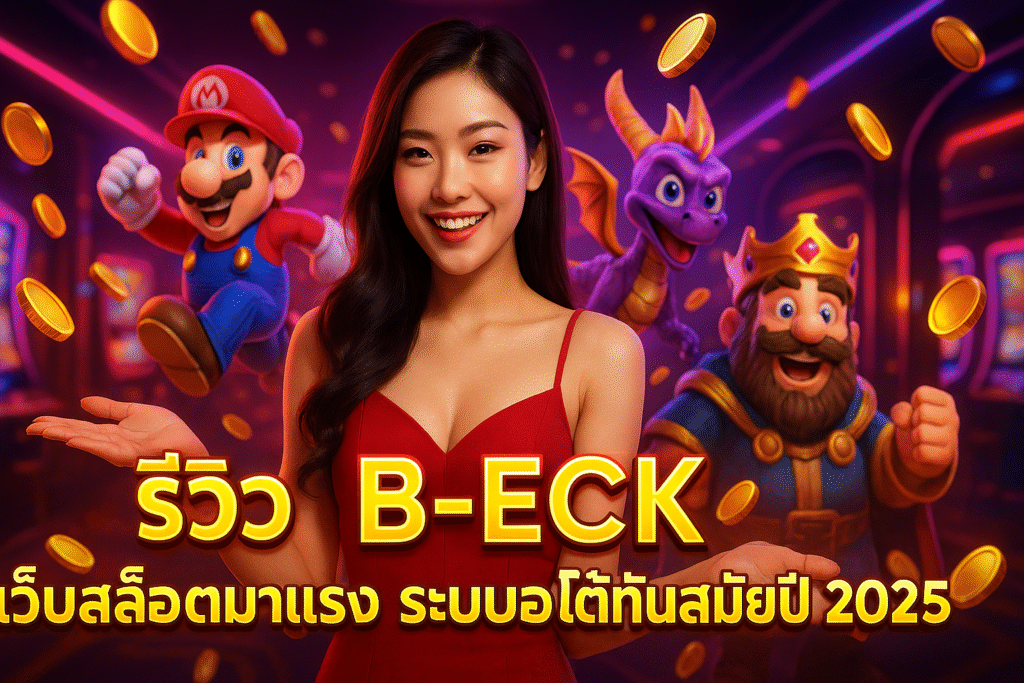 รีวิว B-ECK เว็บสล็อตมาแรง ระบบออโต้ทันสมัยปี 2025